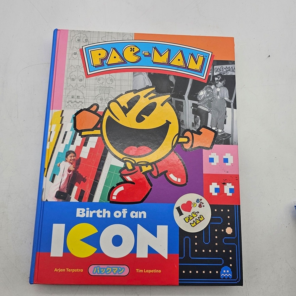 PAC-MAN Birth Of An ICON Arjan Terpstra Tim Lapetino HC 2021 Video Game Art Book